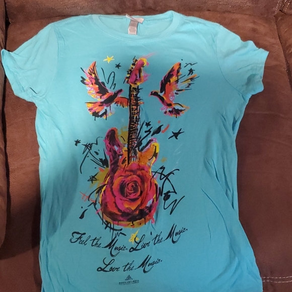 Tops - Rock and Roll HOF women's tee